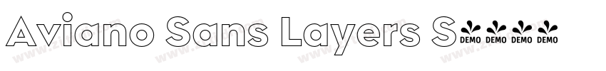 Aviano Sans Layers S字体转换